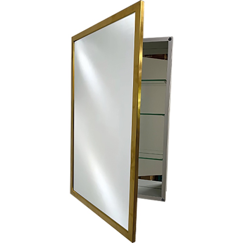“SLIM LINE” Single Door Medicine Cabinets, 20×30 – Modern – Medicine Cabinets – by Afina Corporation-SD2030SL-SB