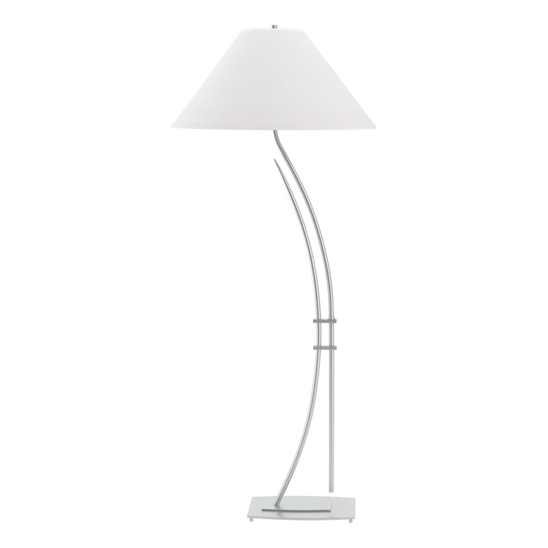 Metamorphic Contemporary Floor Lamp Vintage Platinum